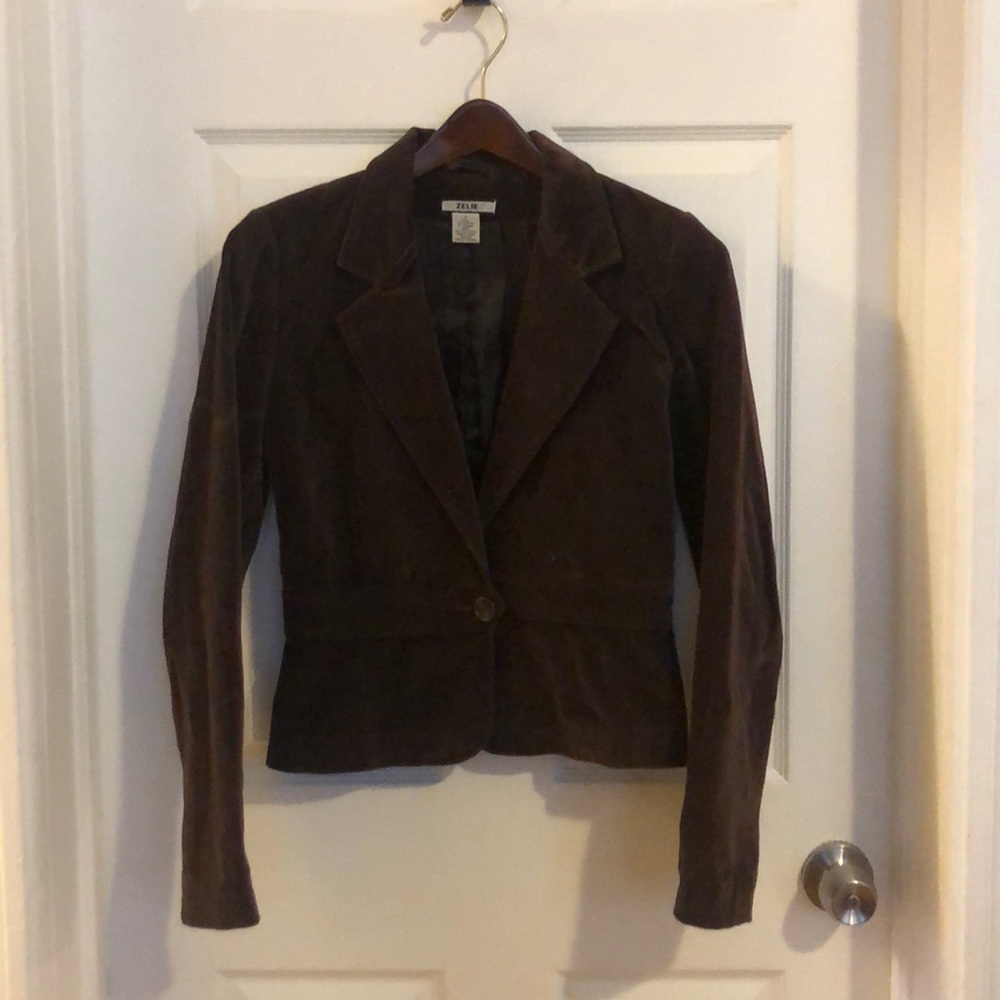 Velvet blazer